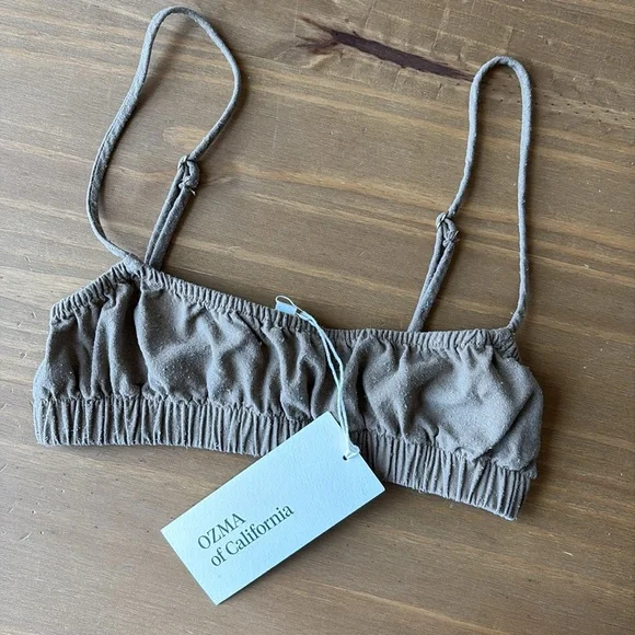 OZMA of California HOUSE TOP (Regen Silk Noil) in Laurel - Picture 3 of 10